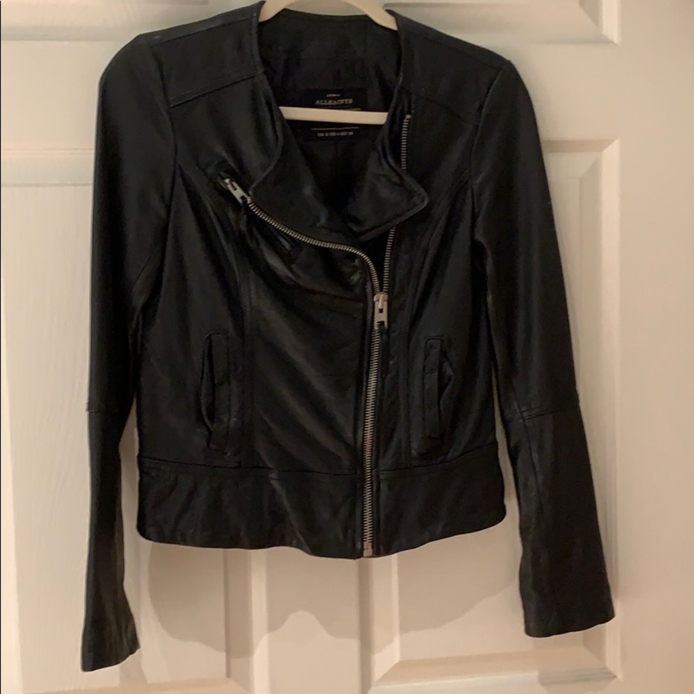 All Saints leather jacket